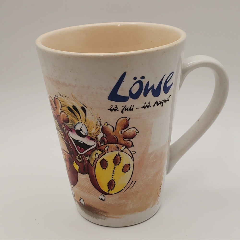 Leo Zodiac Sign‎ In German Astrology Coffee Mug Boho